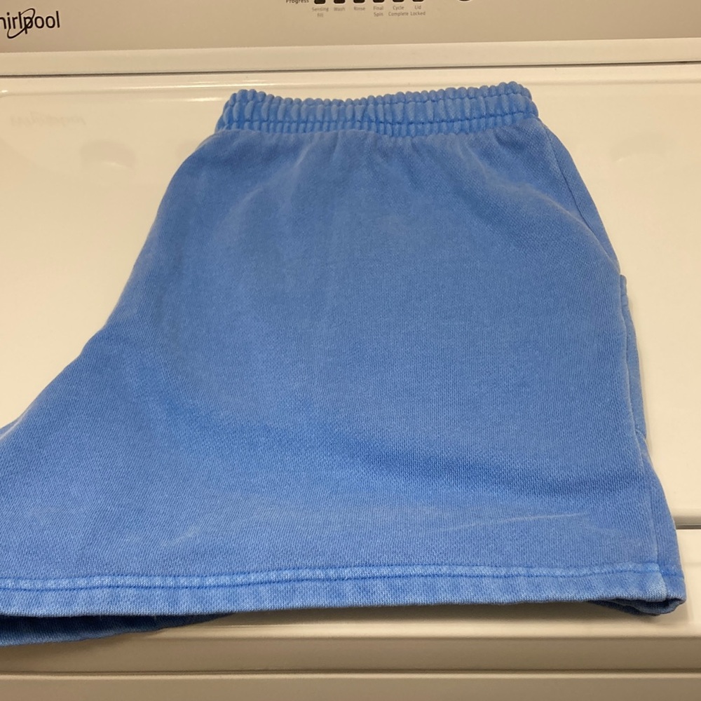 PINK Victoria's Secret Light Blue Cozy Shorts